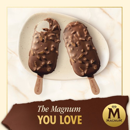 Magnum Almond Ice Cream Sticks 3 x 100ml