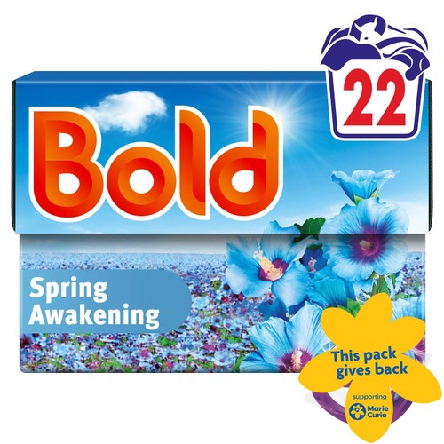 Bold Laundry Detergent Liquid Pod Spring Awakening 22 Washes