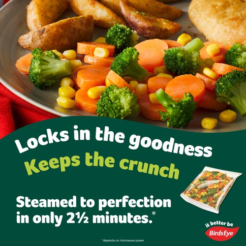 Birds Eye Steamfresh 4 Family Favourite Mix Steam Bags 540g