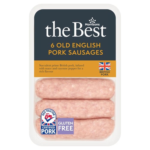 Morrisons The Best 6 Old English Pork Sausages