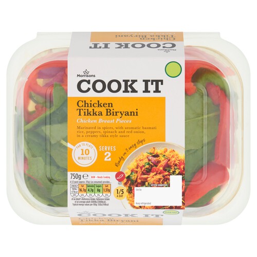 Morrisons Cook It Tikka Biryani Pan Fry