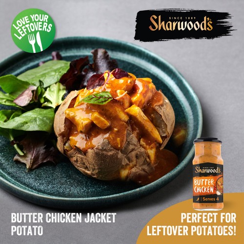 Sharwood's Indian Butter Chicken Mild Curry Cooking Sauce 420g