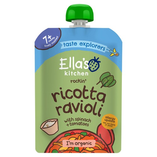 Ella's Kitchen Organic Spinach Ricotta Pasta
