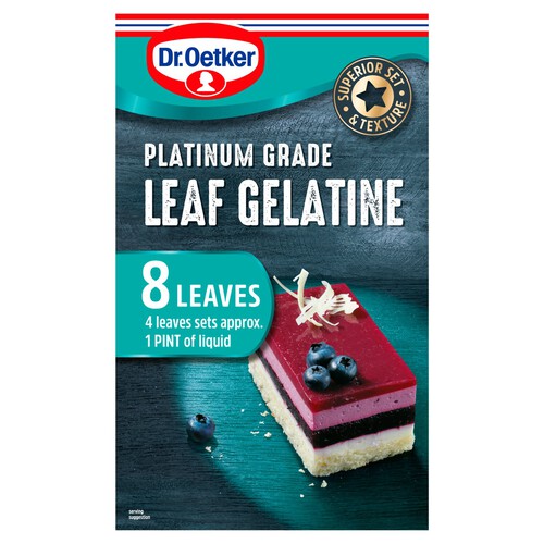 Dr. Oetker Platinum Grade Leaf Gelatine