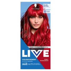 LIVE Colour Moment Semi-Permanent Hair Dye 092 Pillar Box Red