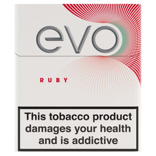 EVO Ruby Tobacco Sticks Designed Exclusively For Heating 20 Pack