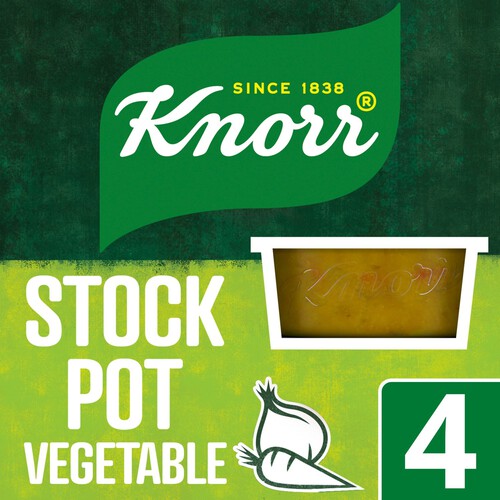 Knorr Vegetable Stock Pot 4 Pack