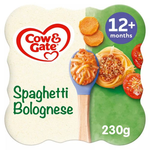 Cow & Gate Spaghetti Bolognese Baby Food Meal 12+ Months 230g