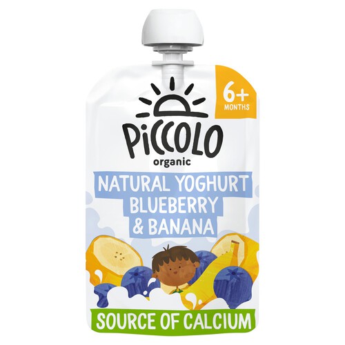 Piccolo Organic Natural Yoghurt Blueberry & Banana Stage