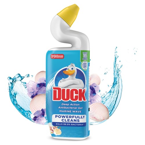 Duck Deep Action Gel Toilet Liquid Cleaner Marine