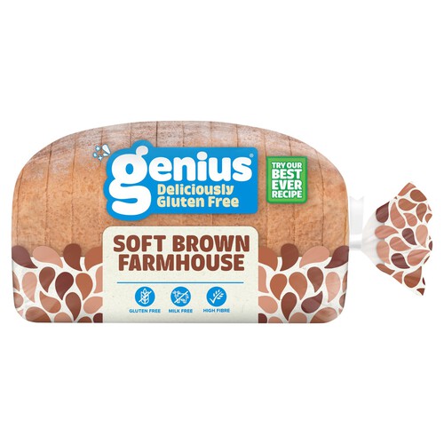 Genius Gluten Free Soft Brown Farmhouse Loaf