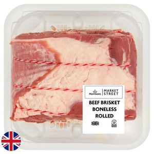Morrisons British Brisket Boneless Rolled Joint 1.35kg