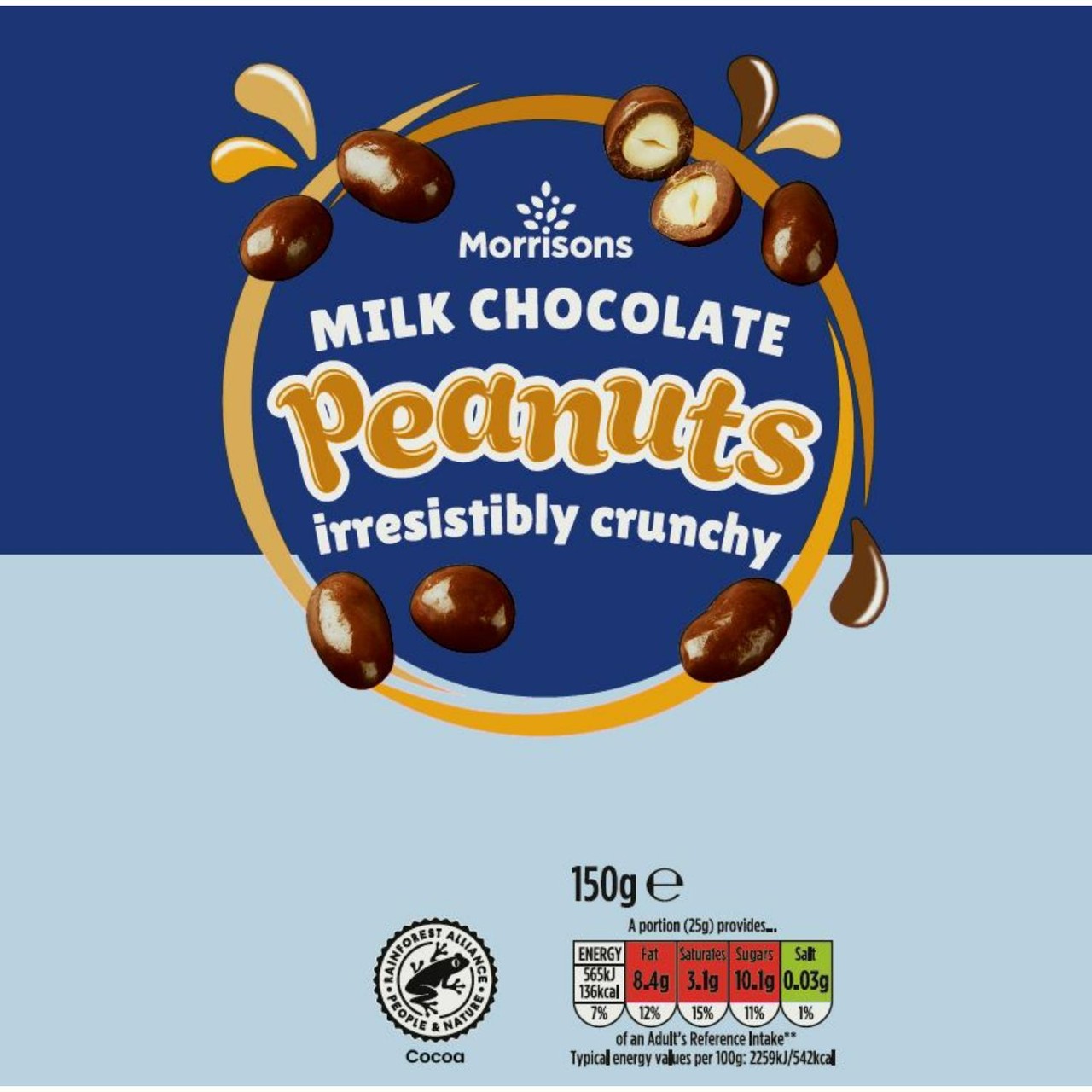 Morrisons Chocolate Coated Peanuts