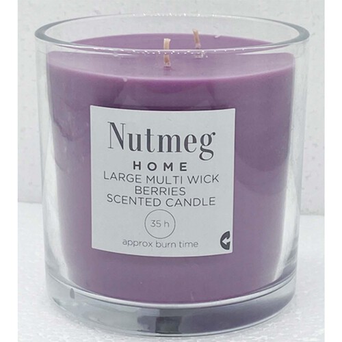 Nutmeg Home Large Multi Wick Berries