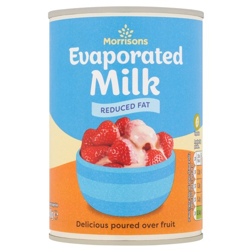 Morrisons reduced fat evaporated milk