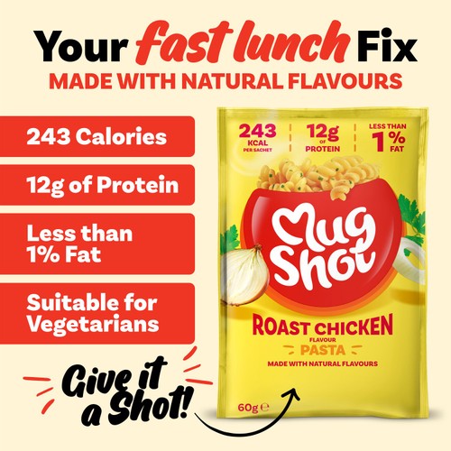Mug Shot Roast Chicken Pasta Snack   60g