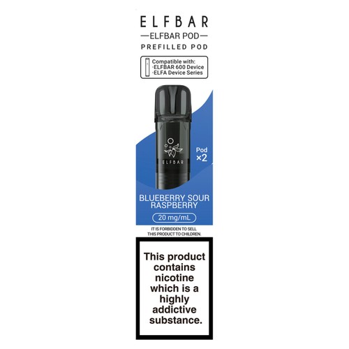 Elfbar 600 Pod x2 Blueberry Sour Raspberry