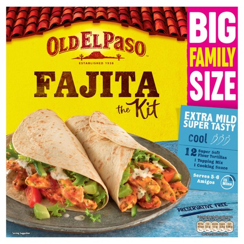 Old El Paso extra mild family kit