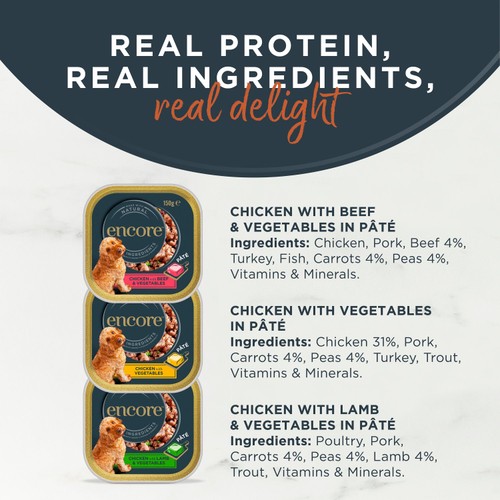 Encore Dog Trays Pate Selection