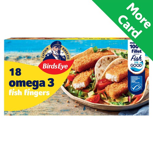 Birds Eye 18 Omega Fish Fingers 