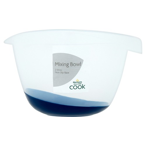 Morrisons Mixing Bowl with Non Slip Base 2 Litres