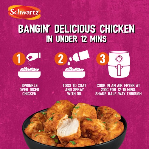 Schwartz Air-Fry Bangin' Chicken Seasoning 120g