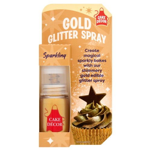 Cake Décor cake decor gold glitter spray