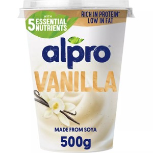 Alpro Vanilla Dairy Free Soya Yoghurt Alternative