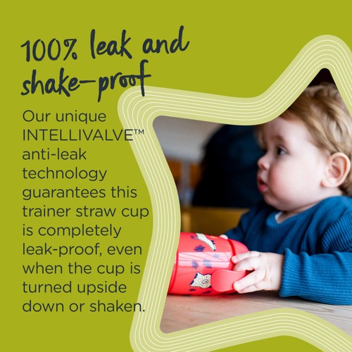Tommee Tippee 1x Insulated Active Straw Cup, 12 Months+, Assorted Colours