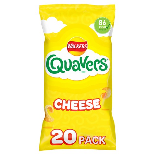 Walkers Quavers Cheese Multipack Snacks Crisps