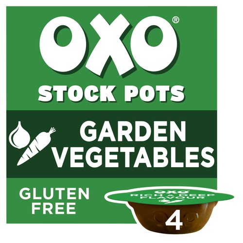 Oxo Stock Pots Garden Vegetable 4 x 20g