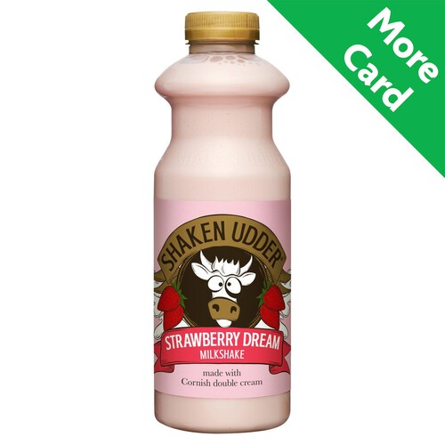 Shaken Udder Strawberry Dream Milkshake 750ml