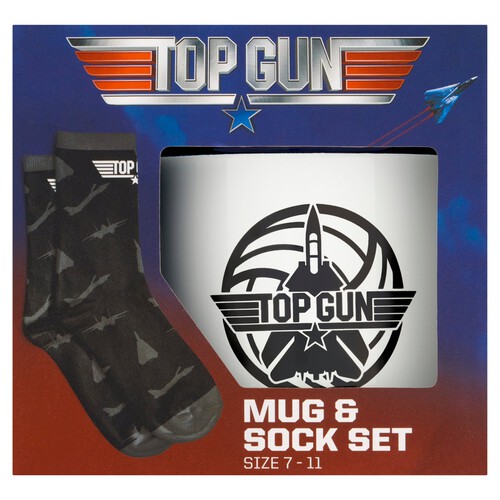 Top Gun Enamel Mug & Sock Set