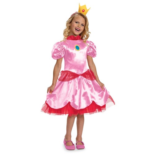 Disguise Princess Peach Costume 4-6 Years