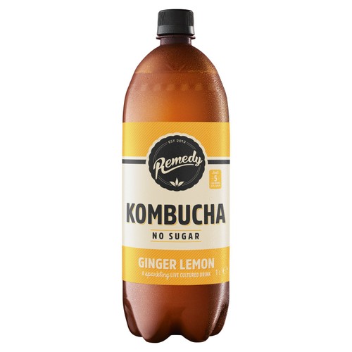 Remedy Ginger Lemon Kombucha 1L