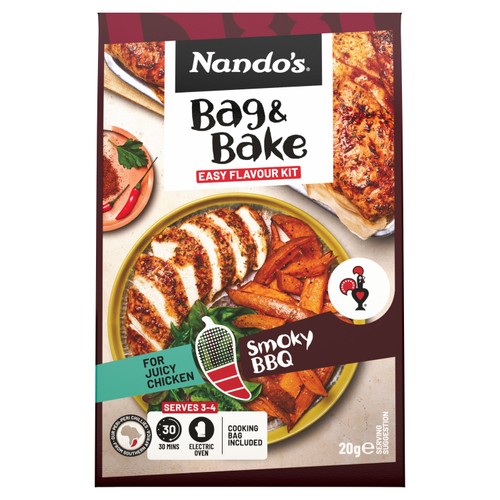 Nando's Peri-Peri Bag & Bake Smokey BBQ Medium 20g