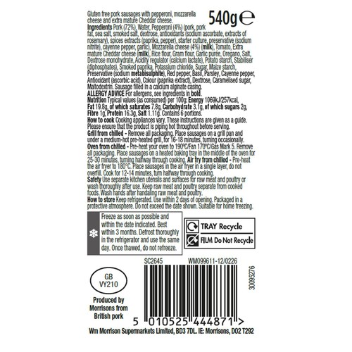 Morrisons The Best Hot Honey & Halloumi Quiche 400g