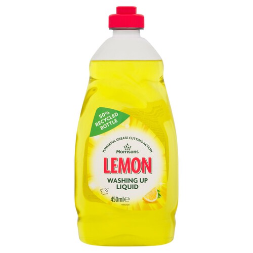 Morrisons Lemon Washing Up Liquid 