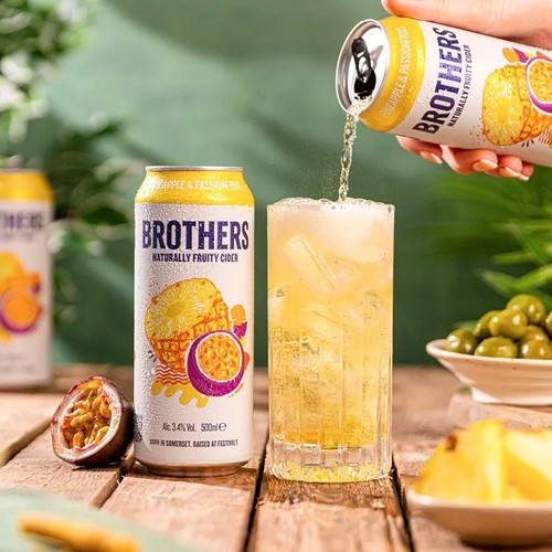 Brothers Pineapple & Passionfruit Cider 500Ml