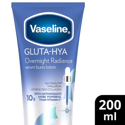 Vaseline Gluta Hya Overnight Radiance Lotion 200ml