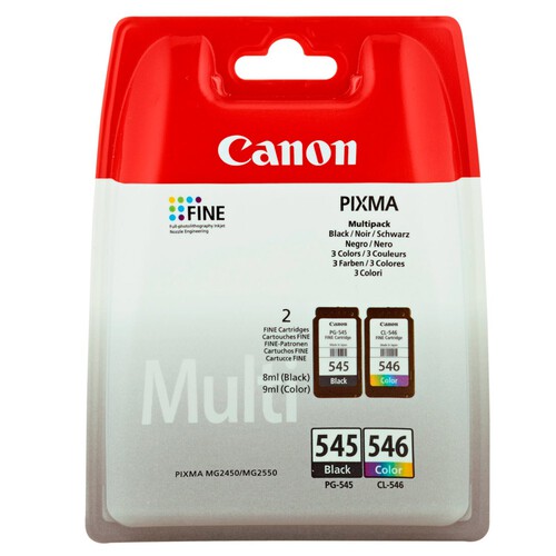 Canon Black & Colour Ink PG 545-CL 546 BB