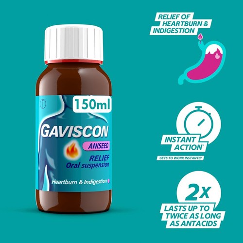 Gaviscon Original Aniseed Liquid Relief