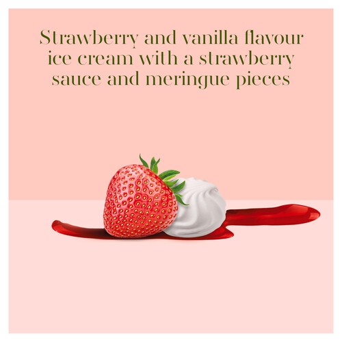 Carte D'Or Mini Indulgence Eton Mess Ice Cream Dessert Tub