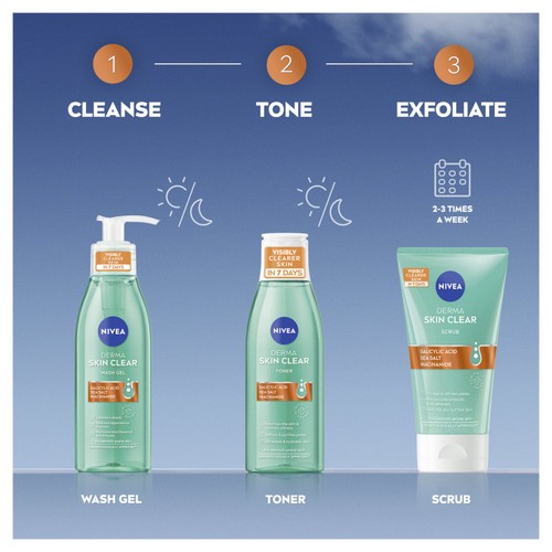 NIVEA Derma Skin Clear Non Blemish Face Scrub