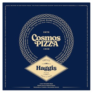 Cosmo's Cheese & Tomato Pizza With Haggis Topping