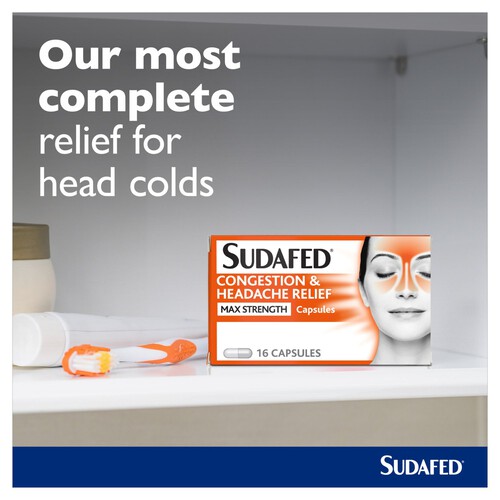 Sudafed Headcold Max Strength