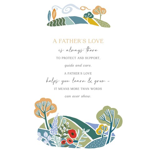A Father's Love Father's Day Card
