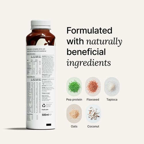 Huel Chocolate Flavour Ready-To-Drink Complete Meal 500ml