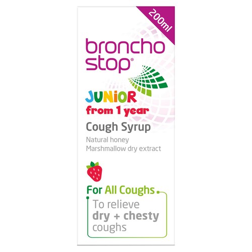 Bronchostop Junior From 1 Year Cough Syrup 200Ml