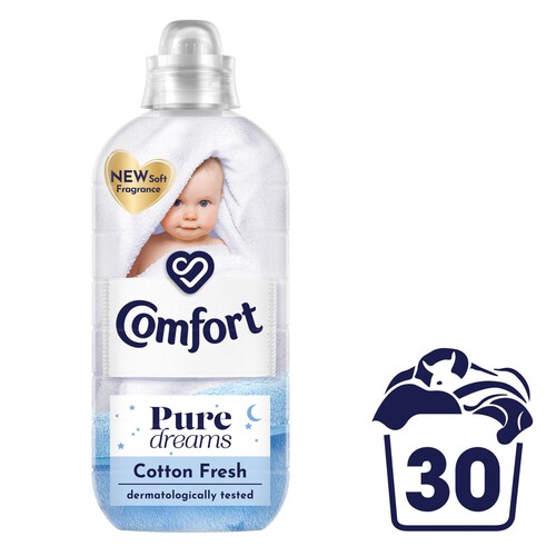 Comfort Pure Dreams Cotton Fresh Fabric Conditioner 30 Washes